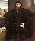 Lorenzo Lotto Portrait of a Gentleman painting